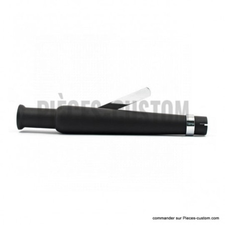 Silencieux-Trumpet-straight-Noir-longueur-47-cm