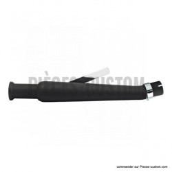 Silencieux-Trumpet-Upswept-droit-Noir-longueur-52-cm