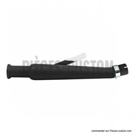 Silencieux-Trumpet-Upswept-droit-Noir-longueur-52-cm