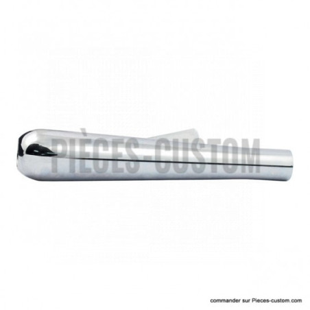 Silencieux-universel-Bomber-chrome-longueur-43-cm