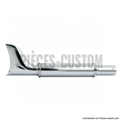 Silencieux-Fishtail-Classic-chrome-longueur-51-cm