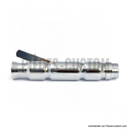 Silencieux-universel-Wrestler-chrome-longueur-33-cm