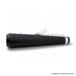 Silencieux-Universel-Megaphone-finition-Noir-embout-Terramar-longueur-42-cm