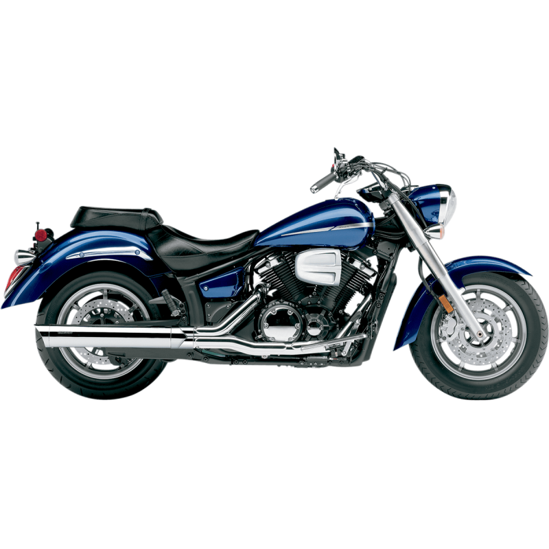 Silencieux-102-mm-Chromé-pour-Yamaha-XVS1300