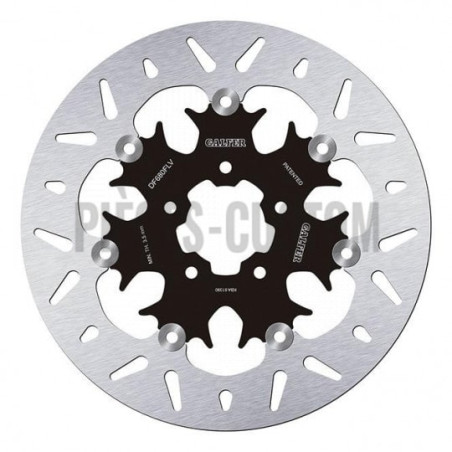 Disque-de-frein-Galfer-Avant-flottant-Noir-Rond