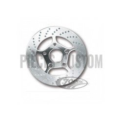 Disque-de-frein-5-branches-chrome-10-pouces-trous-ronds-TOLLE