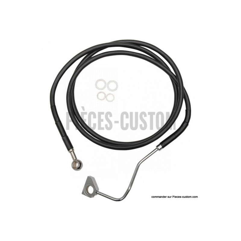 Kit-durite-frein-Avant-Noir-164-cm-pour-Touring-FLHT-ABS