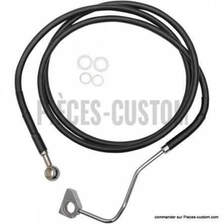 Kit-durite-frein-Avant-Noir-164-cm-pour-Touring-FLHT-ABS