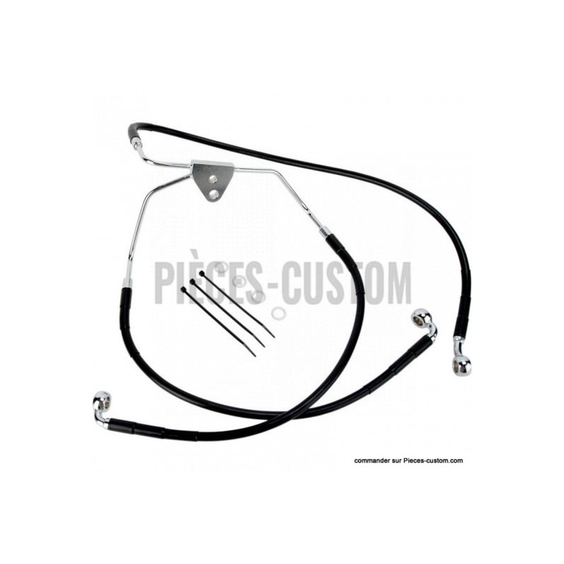 Kit-durite-frein-Avant-Noir-pour-Touring-sans-Abs