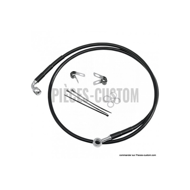 Kit-durite-frein-Avant-Noir-119-cm-pour-Softail