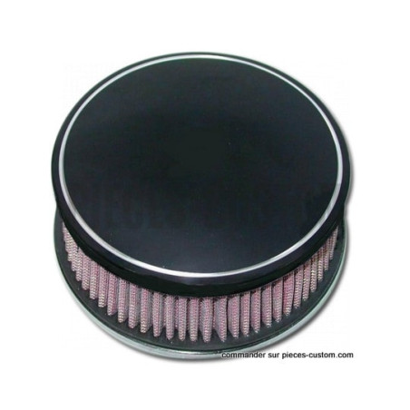 Filtre-à-Air-Haut-Débit-Classic-Smoothie-Noir-Custom-Chrome