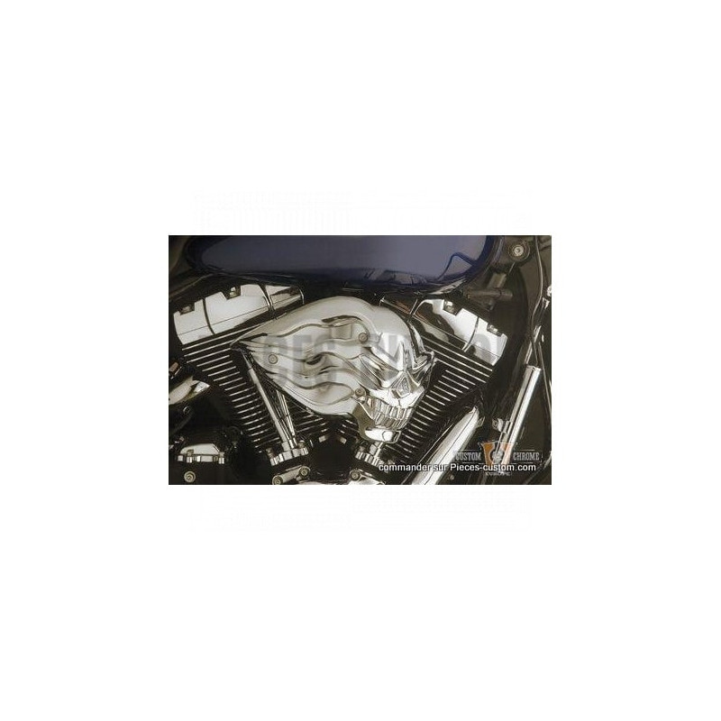 Filtre-à-air-Flame-Skull-pour-Sportster-de-1991-à-2006