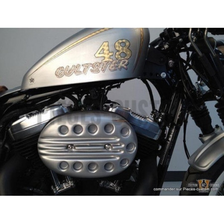 Cache-filtre-à-air-Slotted-Cult-Werk-pour-Sportster