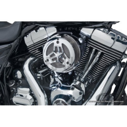 Filtre-à-air-Ciro-Tri-Bar-Chrome-pour-Touring