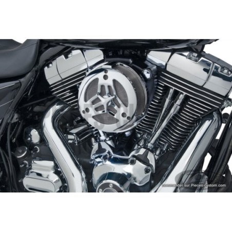 Filtre-à-air-Ciro-Tri-Bar-Chrome-pour-Touring