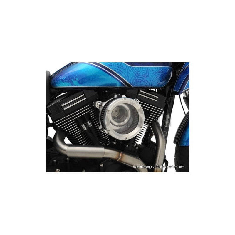 Filtre-à-air-Assault-Raw-Trask-pour-Softail-Dyna-et-Touring