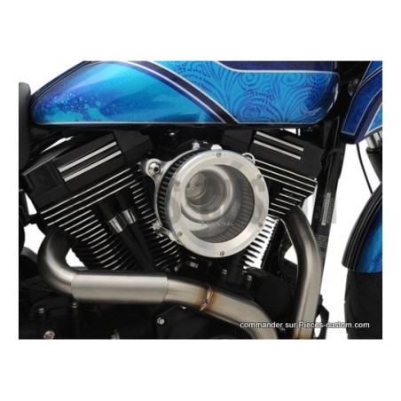 Filtre-à-air-Assault-Raw-Trask-pour-Softail-Dyna-et-Touring