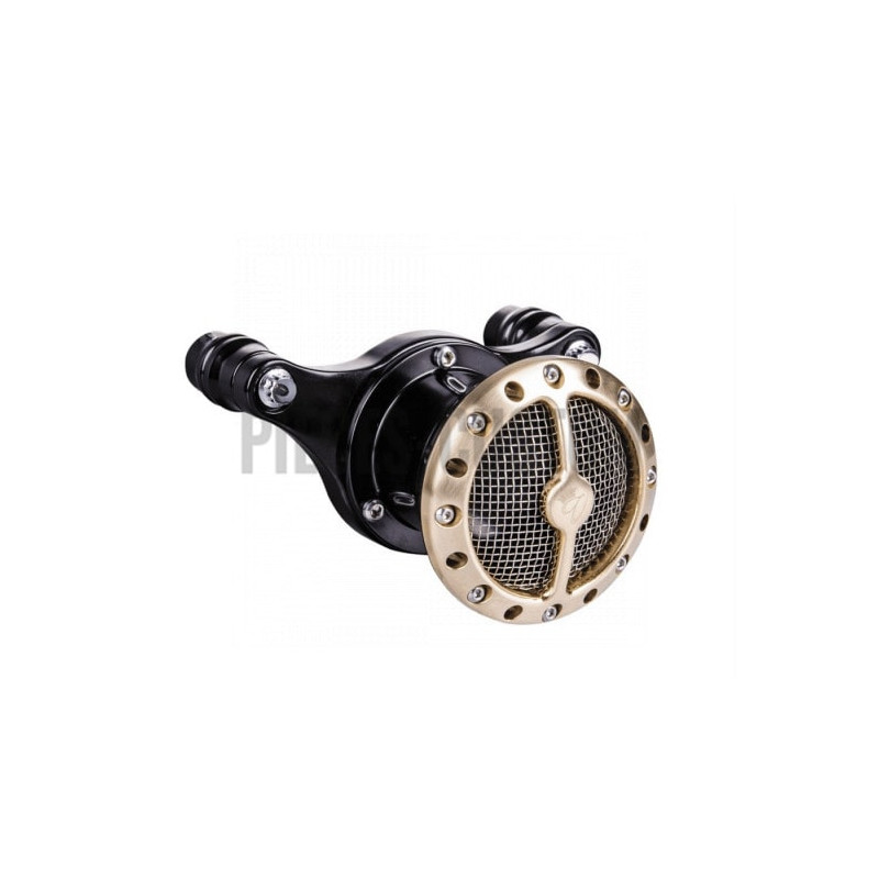 Filtre-à-air-Challenger-Design-Velocity-Vity-s-Noir-Laiton-Sportster