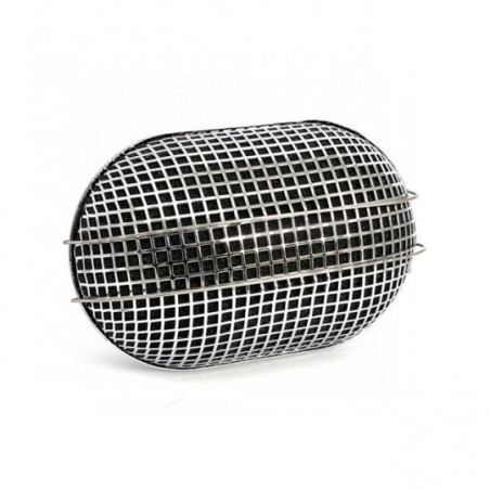 Filtre-à-air-Oval-Chrome-5-1-2-pouces-pour-Keihin-Bendix-et-Tilloston