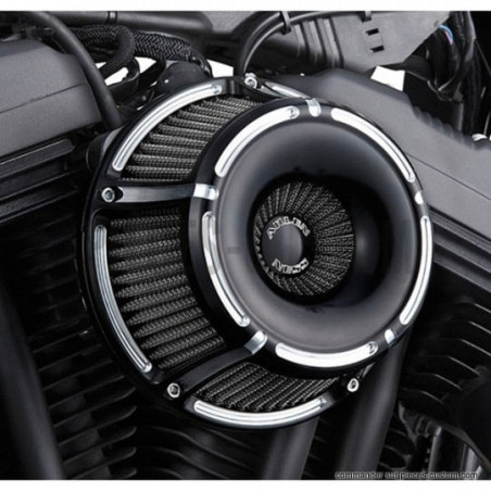 Filtre-à-air-Slot-track-Arlen-Ness-Noir-pour-Sportster