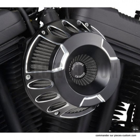 Filtre-à-air-Deep-cut-Arlen-Ness-Noir-pour-Sportster