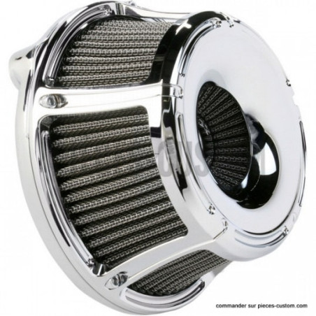 Filtre-à-air-Slot-track-Arlen-Ness-Chromé-Twin-Cam