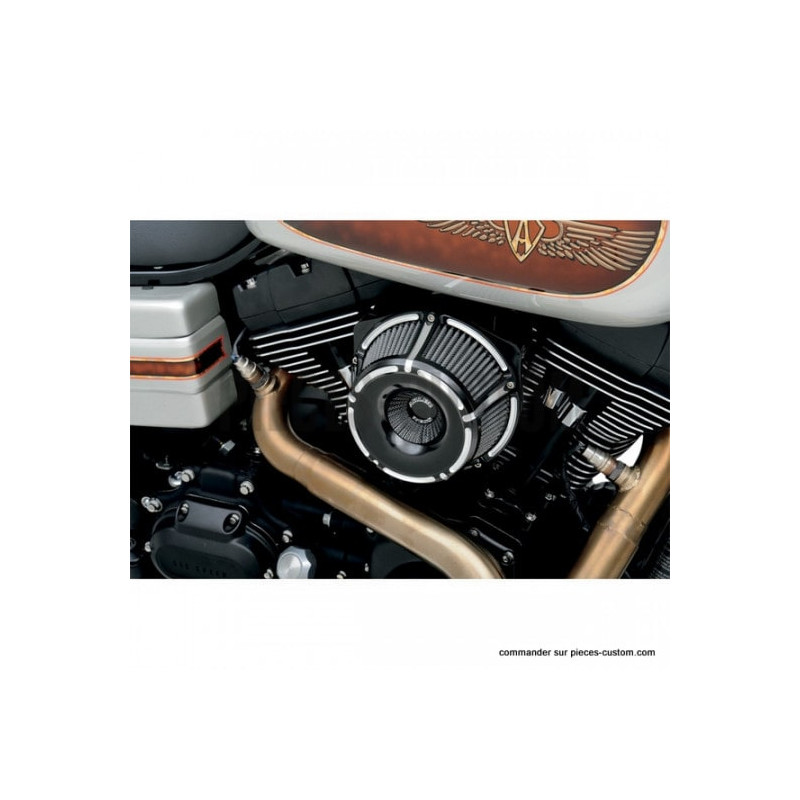 Filtre-à-air-Slot-track-Arlen-Ness-Noir-pour-Twin-Cam