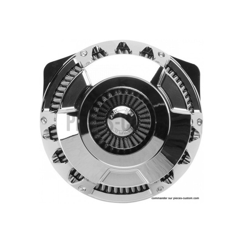 Filtre-à-air-Deep-cut-Arlen-Ness-Chromé-pour-Twin-Cam