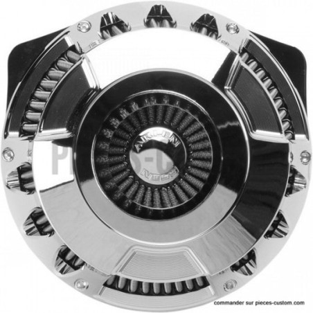 Filtre-à-air-Deep-cut-Arlen-Ness-Chromé-pour-Twin-Cam