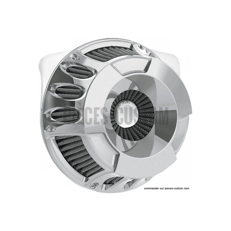 Filtre-à-air-Deep-Cut-Arlen-Ness-chromé-pour-Touring