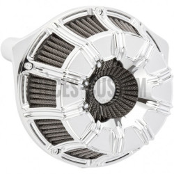 Filtre-à-air-Arlen-Ness-10-Gauge-chromé-pour-Touring-et-Softail
