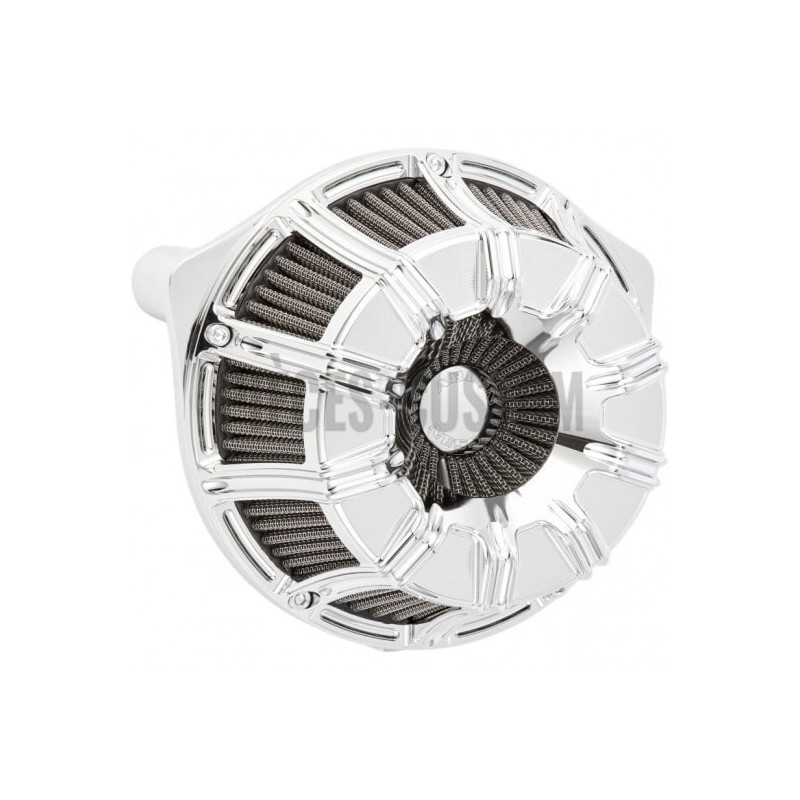 Filtre-à-air-Arlen-Ness-10-Gauge-chromé-pour-Touring-et-Softail