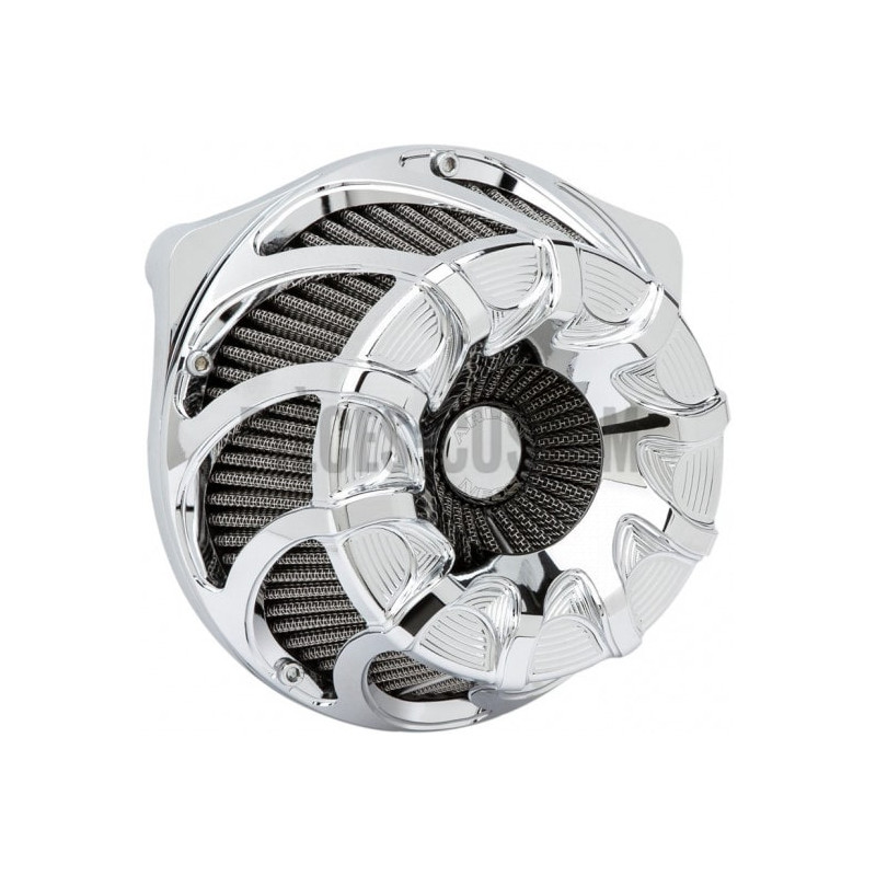 Filtre-à-air-Arlen-Ness-Drift-chromé-pour-Touring-et-Softail