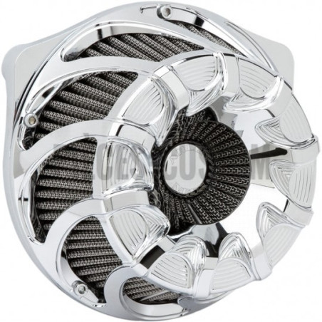 Filtre-à-air-Arlen-Ness-Drift-chromé-pour-Touring-et-Softail