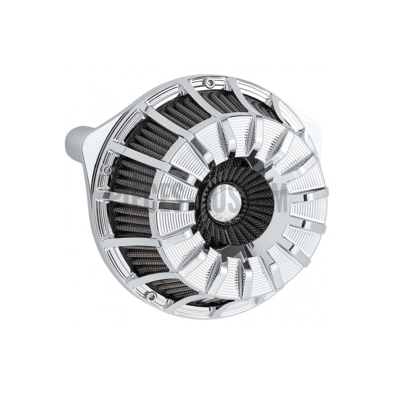 Filtre-à-air-Arlen-Ness-15-Spoke-chromé-pour-Touring-et-Softail