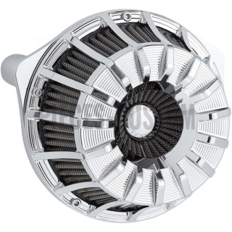 Filtre-à-air-Arlen-Ness-15-Spoke-chromé-pour-Touring-et-Softail