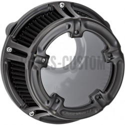Filtre-à-air-Arlen-Ness-Method-clear-Noir-anodisé-pour-Touring-et-Softail