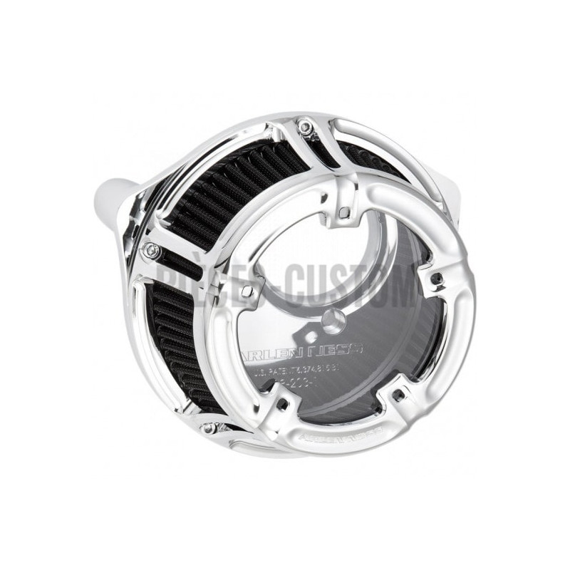 Filtre-à-air-Arlen-Ness-Method-clear-Chrome-Touring-et-Softail
