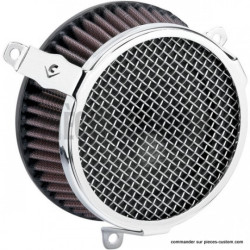 Filtre-à-air-Cobra-Plain-chromé-pour-Sportster-XL