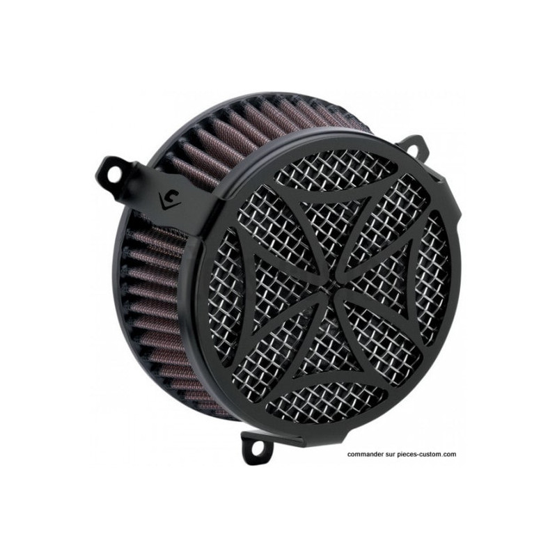 Filtre-à-air-Cobra-Cross-noir-pour-Twin-Cam