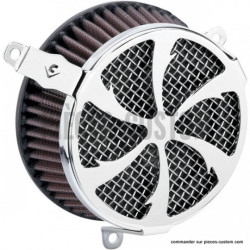 Filtre-à-air-Cobra-Swept-chromé-pour-Touring-Softail-Dyna