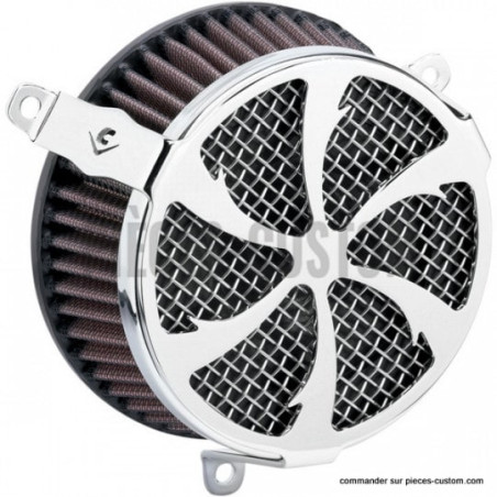 Filtre-à-air-Cobra-Swept-chromé-pour-Touring-Softail-Dyna