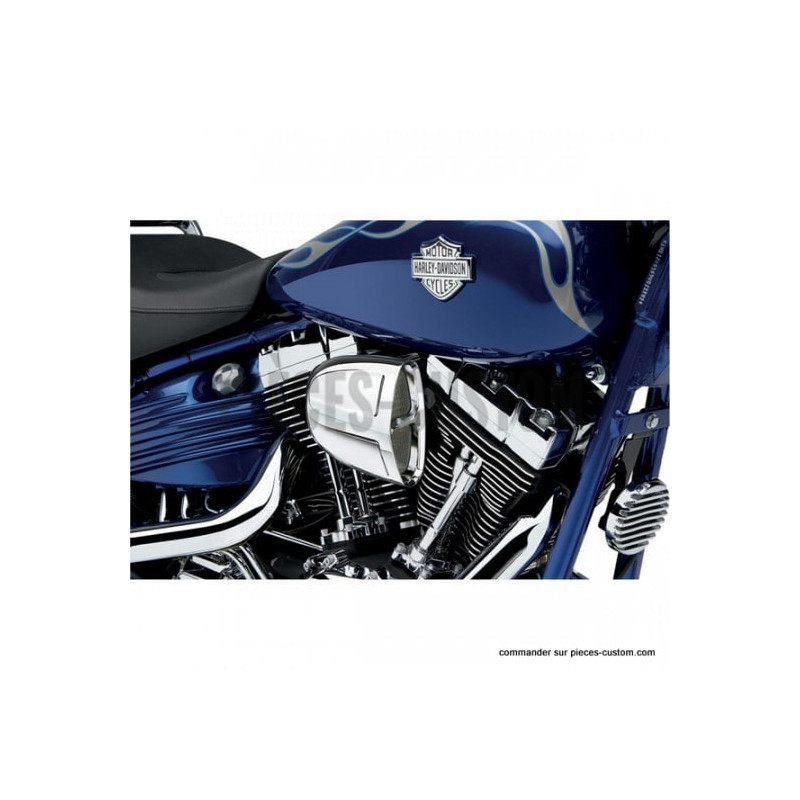Filtre-à-air-Cobra-Powerflo-chromé-pour-Twin-cam