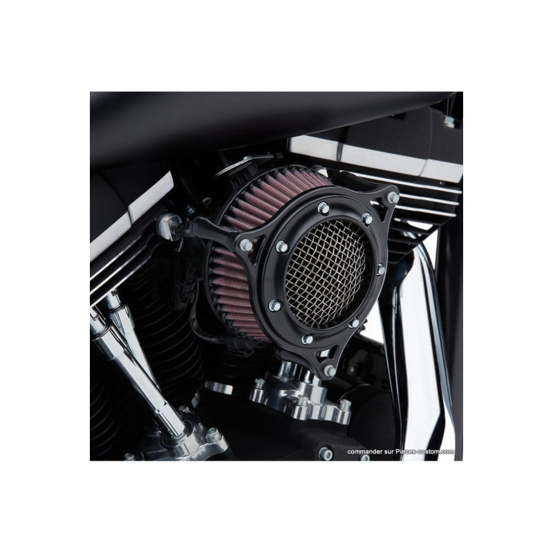 Filtre-à-air-Cobra-RPT-Noir-pour-Touring-Softail-et-Dyna