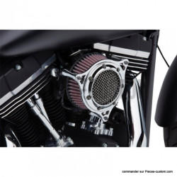 Filtre-à-air-Cobra-RPT-finition-chrome-pour-Twin-Cam