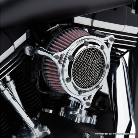 Filtre-à-air-Cobra-RPT-finition-chrome-Sportster-XL