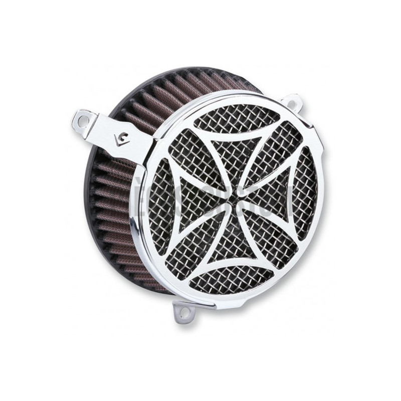 Filtre-à-air-Cobra-Cross-Chrome-pour-Touring-Milwaukee-Eight
