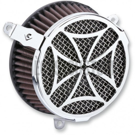 Filtre-à-air-Cobra-Cross-Chrome-pour-Touring-Milwaukee-Eight