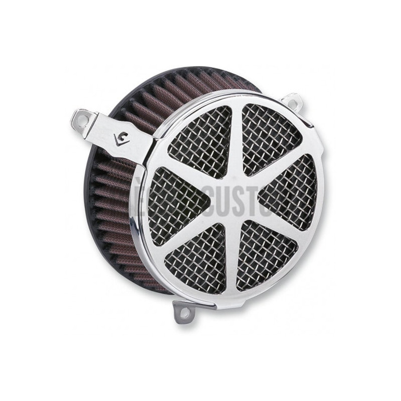 Filtre-à-air-Cobra-Spoke-Chrome-pour-Touring-Milwaukee-Eight