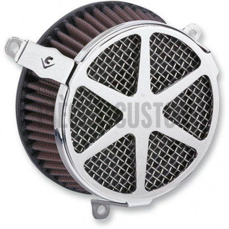 Filtre-à-air-Cobra-Spoke-Chrome-pour-Touring-Milwaukee-Eight